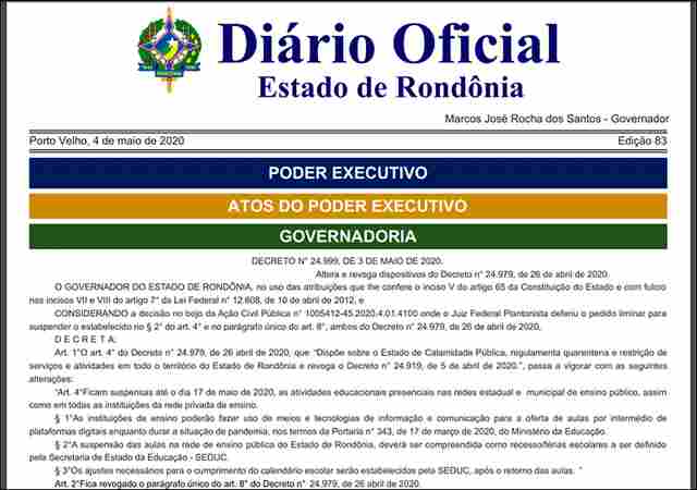 Governo tira poder de municípios para definirem retorno de aulas e de atividades não essenciais