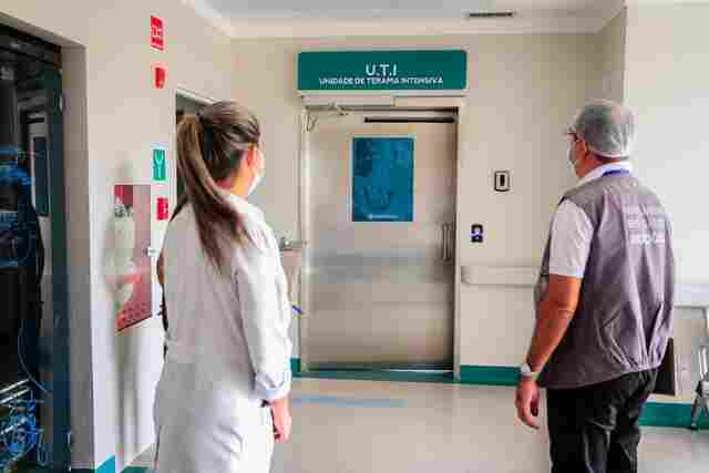 Vigilância Sanitária inspeciona hospitais privados que atendem casos de Covid-19