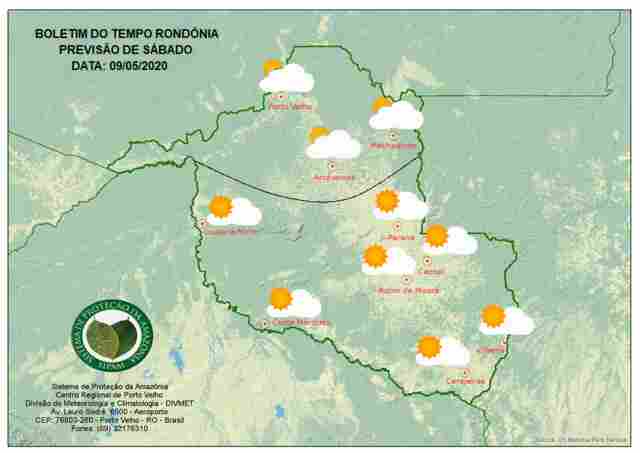 Friagem enfraquece e Rondônia volta a ter calor neste sábado