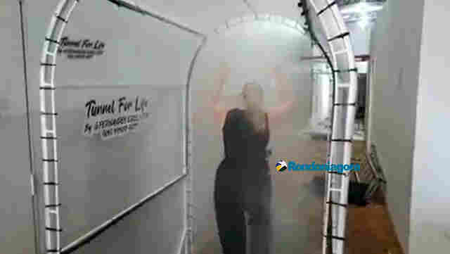 Secretário desautoriza túnel de desinfecção na Central de Polícia e diz que autor pode sofrer sanções penais