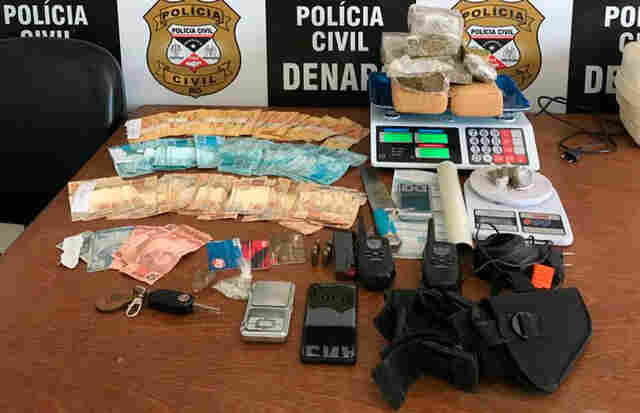 Denarc prende condenado com 4 quilos de maconha
