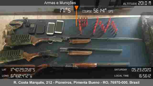 PM prende três homens com armas e munições