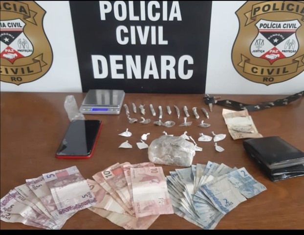 Traficante é preso com droga e motocicleta roubada na Zona Leste de Porto Velho