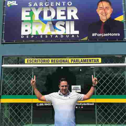 Sargento Eyder Brasil divulga resultados de trabalho do seu escritório na região central