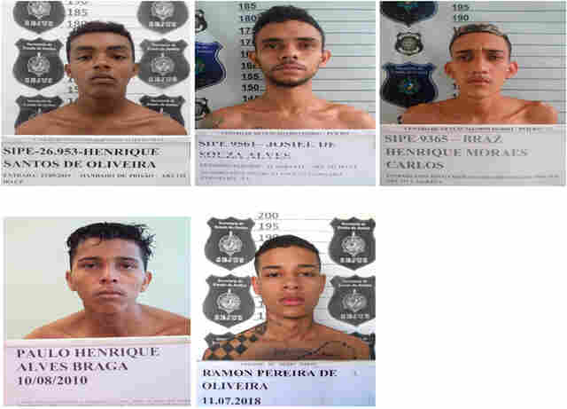 Cinco presidiários fogem do Urso Branco: fotos