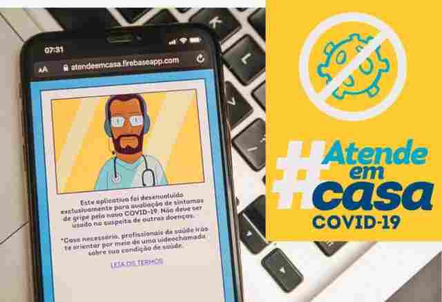 Uso do aplicativo “Atende em Casa – Covid-19” é incentivado pela Prefeitura