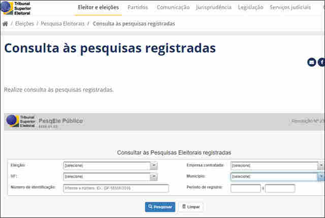 A pedido do MP, site é condenado por publicação de pesquisa sem registro na Justiça Eleitoral