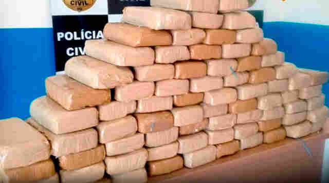 Polícia prende três com 80 quilos de cocaína