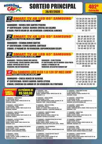 Confira os melhores momentos do sorteio do Rondoncap no domingo, 26 de julho