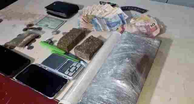 Motorista de aplicativo e traficante são presos na Capital