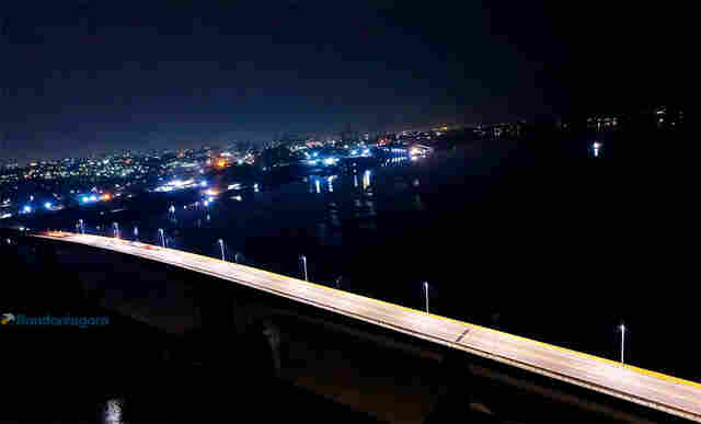 Prefeitura inaugura iluminação na ponte sobre o Rio Madeira