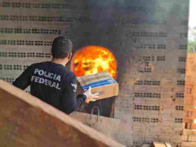 PF incinera mais de 140 quilos de drogas em Porto Velho