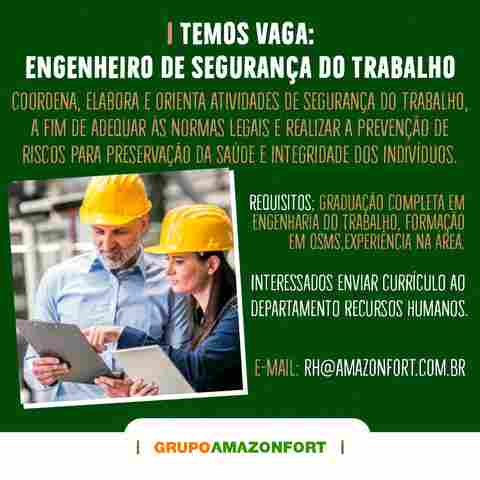 Grupo Amazonfort tem vagas abertas em Rondônia