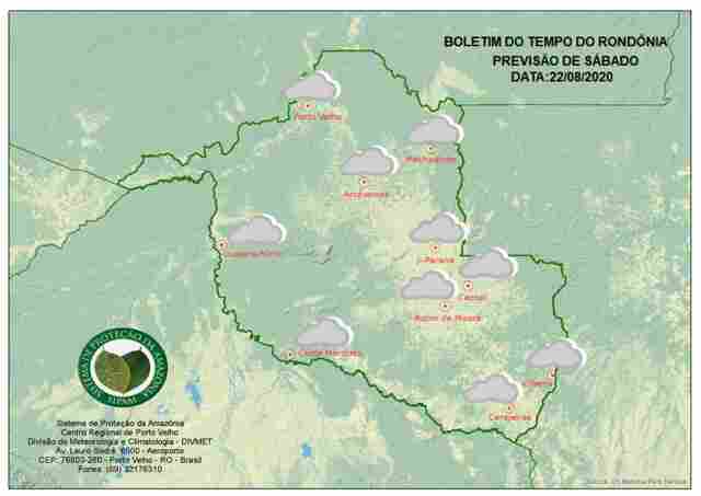 Temperaturas seguem baixas em todo o Estado neste sábado