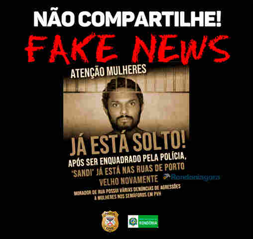 Foto acusando morador de rua é fake news, diz Polícia