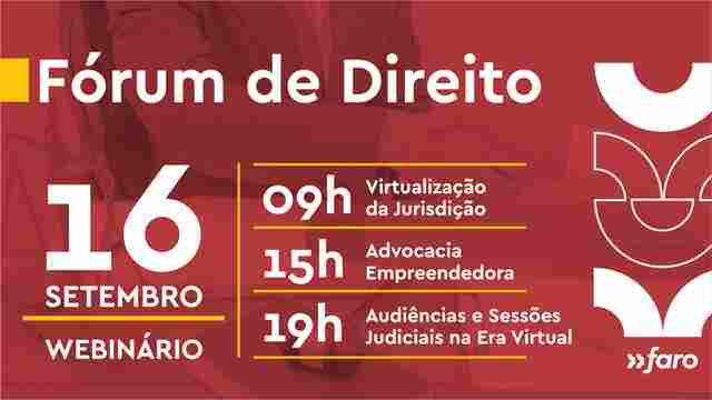 Faro abre inscrições para Fórum de Direito