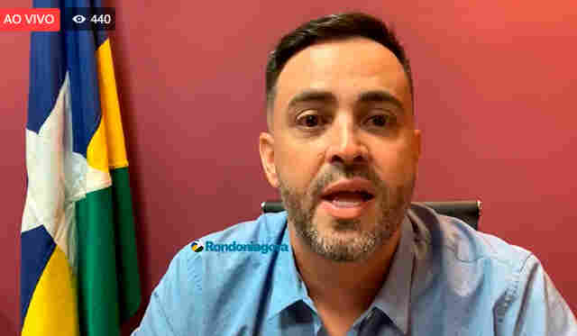 Vídeo: Léo Moraes abre mão da candidatura a prefeito de Porto Velho