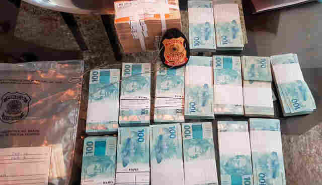 PF apreendeu grande quantidade de dinheiro durante operação