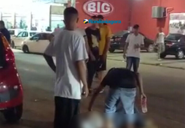Homem tenta matar policial e acaba morto com tiro em frente a panificadora