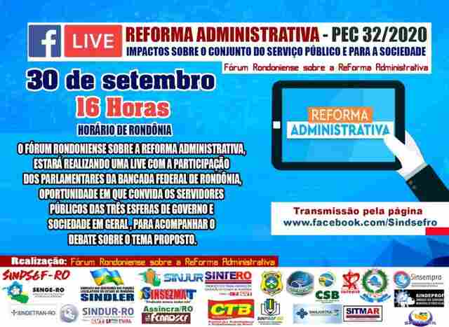 Fórum rondoniense sobre a reforma administrativa alerta: serviço público é um direito básico da sociedade