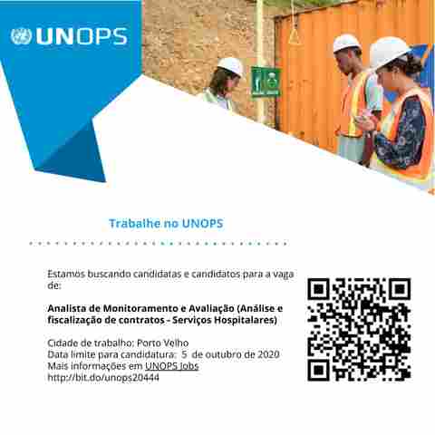 Escritório ONU no Brasil contrata analista para atuar em Porto Velho