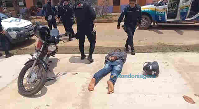 Bandido é preso após arrastão na Zona Sul