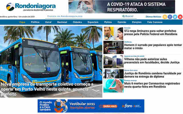 RONDONIAGORA completa 21 anos mostrando a realidade diária de nosso Estado