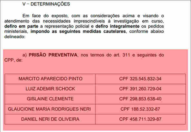 EXCLUSIVO: A íntegra da decisão que mandou prefeitos para a cadeia; Lebrão pediu R$ 2 milhões para a filha