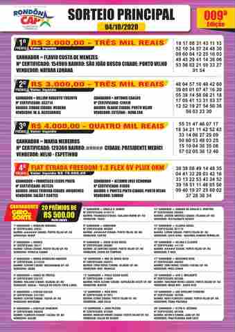 Confira os melhores momentos do sorteio do Rondoncap no domingo, 4 de outubro