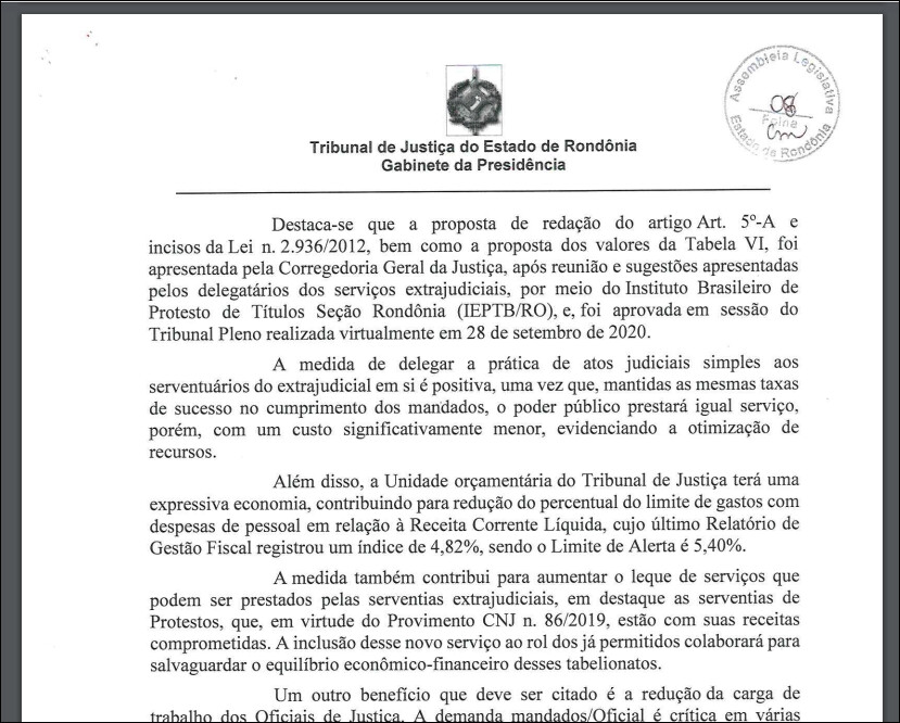 Oficiais de Justiça protestam na Assembleia contra projeto que transfere serviços para cartórios