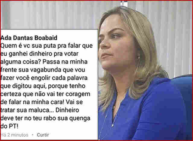 Tribunal de Justiça confirma condenação de Ada Dantas por atacar professora no Facebook