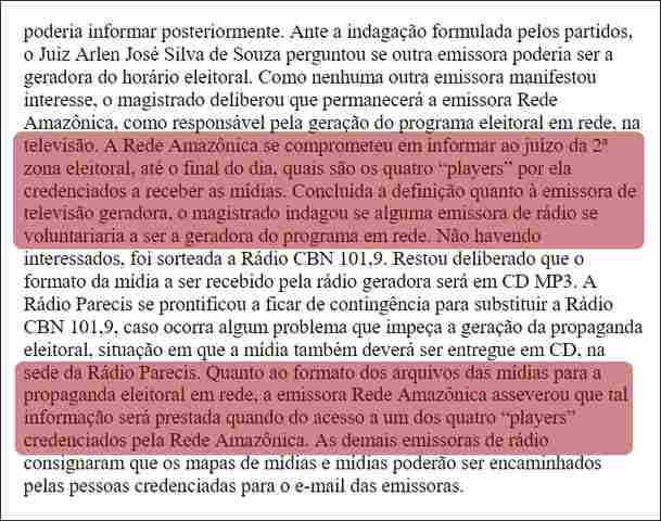Partidos entram com ações contra a Rede Amazônica por problemas no envio da propaganda eleitoral