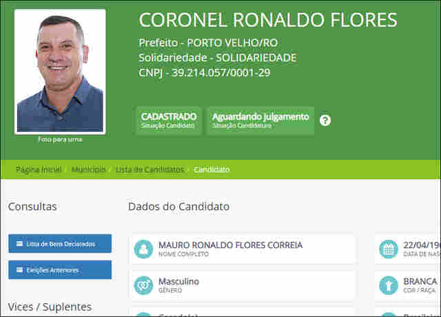 Juiz manda incluir PSB no horário eleitoral e aumenta tempo para Ronaldo Flores
