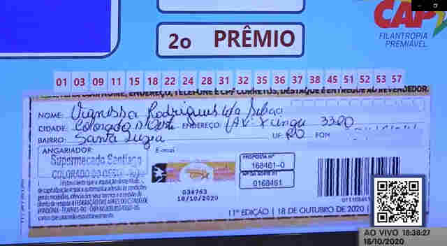 Confira os melhores momentos do sorteio do Rondoncap no domingo, 18 de outubro