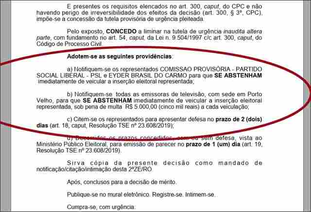 Eyder Brasil perde inserções na TV por desobediência à Lei Eleitoral