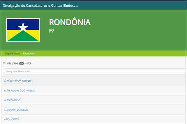 Julgados 99,56% dos registros de candidaturas em Rondônia