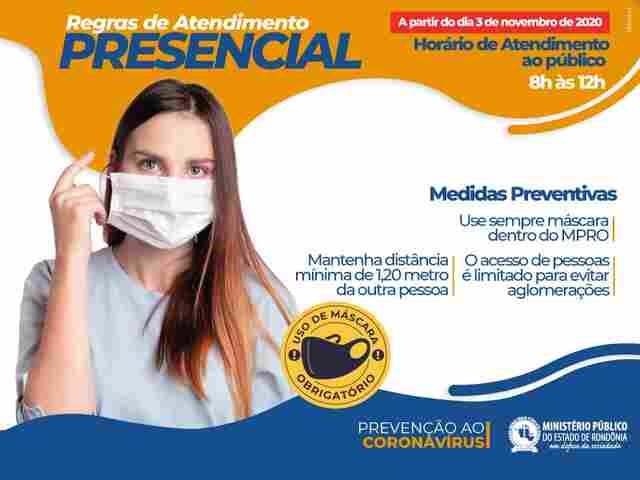 MP retorna com trabalho presencial a partir do dia 3 no período da manhã
