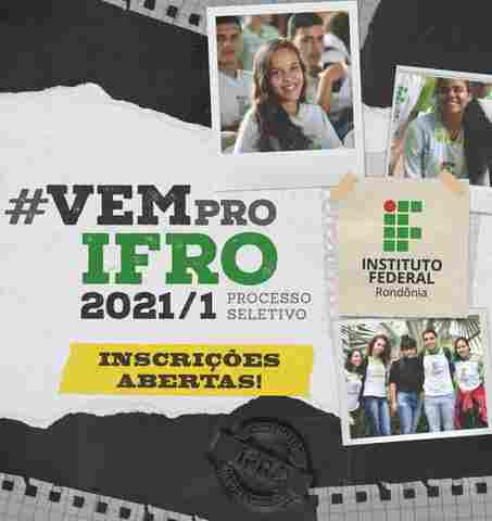 IFRO inicia seleção para duas mil vagas em cursos técnicos