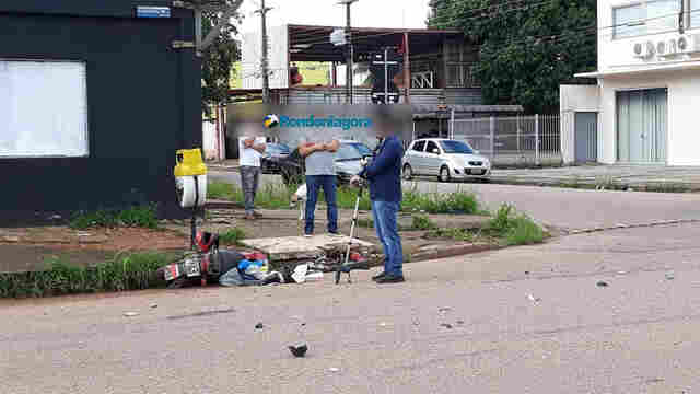 Motociclista fica gravemente ferido em acidente na Capital