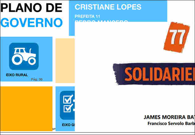 Cristiane Lopes faz cópia de Plano de Governo de candidato do interior de Roraima que disputou na cidade com menos de 8 mil habitantes