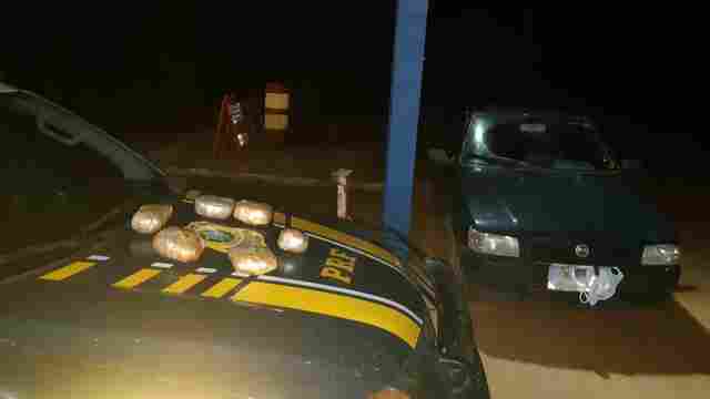 Em Guajará-Mirim, PRF apreende mais de três quilos de drogas