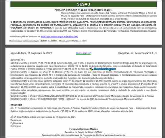 Governo cede e reclassifica quatro municípios para a fase 2