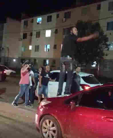 Vídeo: Motoristas de aplicativos protestam no Orgulho do Madeira e denunciam onda de assaltos