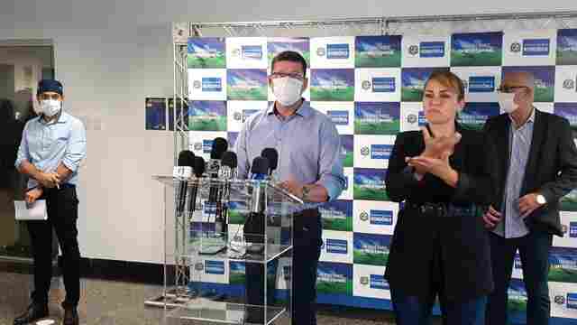 Ao vivo: Governador fala sobre chegada das doses da vacina contra Coronavírus em Rondônia