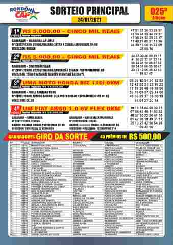 Confira os melhores momentos do sorteio do Rondoncap deste domingo, 24 de janeiro