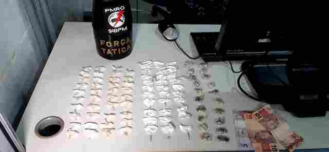 Traficante é preso em flagrante fornecendo drogas