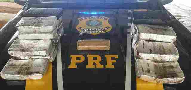 PRF apreende 21 kg de pasta base de cocaína
