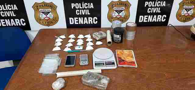 Polícia prende traficante e apreende maconha enterrada em quintal