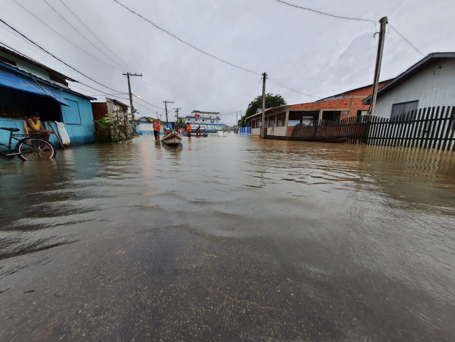 Rio Branco decreta situação de emergência devido à cheia do Rio Acre