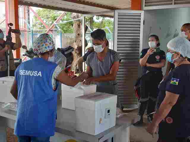 Quase dois mil profissionais da saúde já tomaram segunda dose da Coronavac em Porto Velho